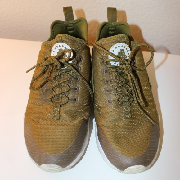 nike air huarache run ultra olive green